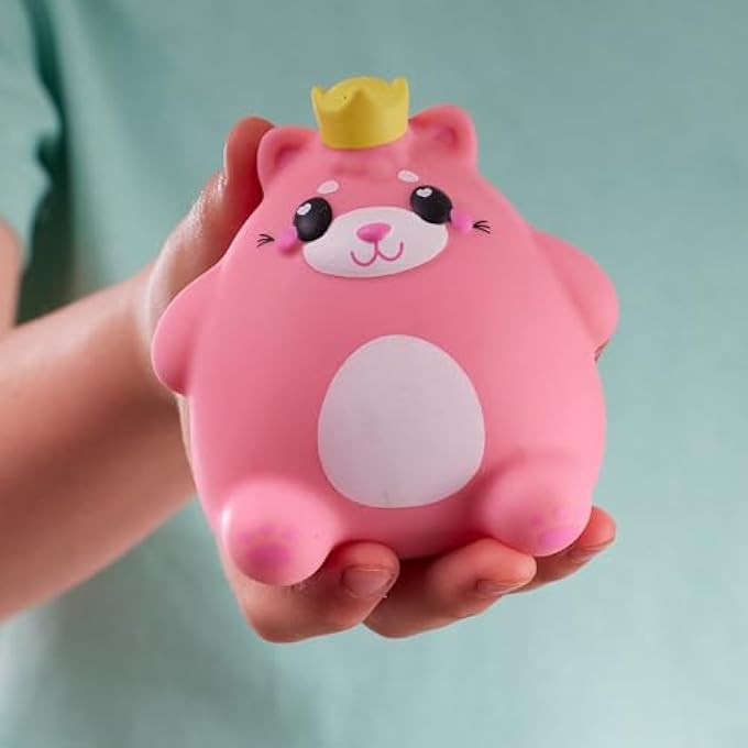 Smooshzees CUTEZEES ROSE, PINK KITTY, COLLECTABLE CHARACTERS, SUPERSOFT, CUDDLY AND SQUISHY! - Image 4